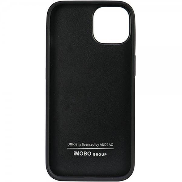 Audi iPhone 12/iPhone 12 Pro Deksel Genuine Leather Case Svart
