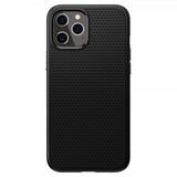 Spigen iPhone 12/iPhone 12 Pro Deksel Liquid Air Matte Black