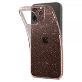 Spigen iPhone 12/iPhone 12 Pro Deksel Liquid Crystal Glitter Rose Quartz