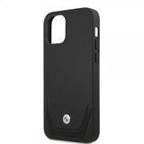 BMW iPhone 12/iPhone 12 Pro Deksel Logo Perforert Svart