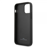 BMW iPhone 12/iPhone 12 Pro Deksel Logo Perforert Svart