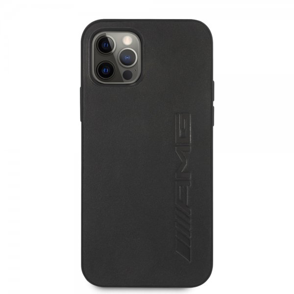 AMG iPhone 12/iPhone 12 Pro Deksel Logo Stamp Svart