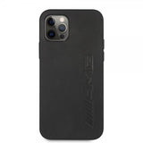 AMG iPhone 12/iPhone 12 Pro Deksel Logo Stamp Svart