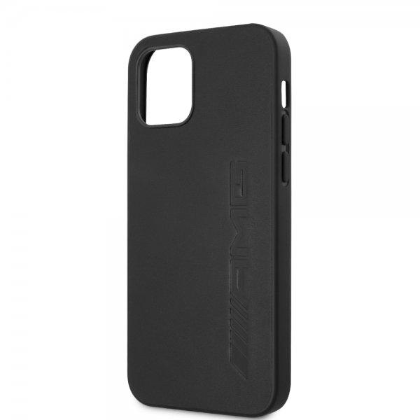 AMG iPhone 12/iPhone 12 Pro Deksel Logo Stamp Svart