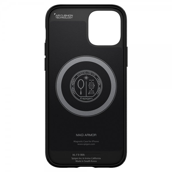 Spigen iPhone 12/iPhone 12 Pro Deksel Mag Armor Matte Black