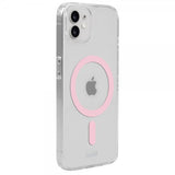 holdit iPhone 12/iPhone 12 Pro Deksel MagSafe Case Rosa Transparent