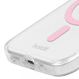 holdit iPhone 12/iPhone 12 Pro Deksel MagSafe Case Rosa Transparent