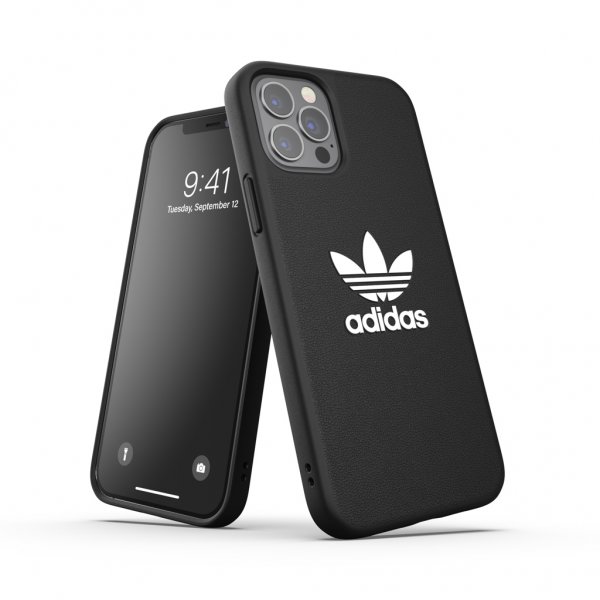 Adidas iPhone 12/iPhone 12 Pro Deksel Moulded Case Basic Svart
