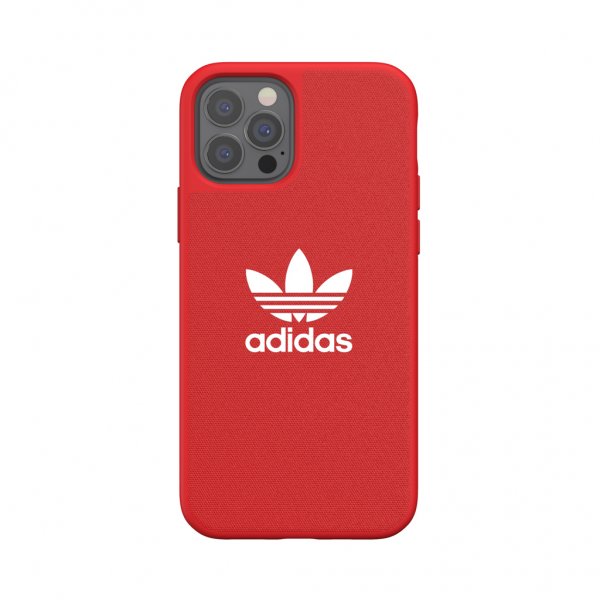 Adidas iPhone 12/iPhone 12 Pro Deksel Moulded Case Canvas Scarlet