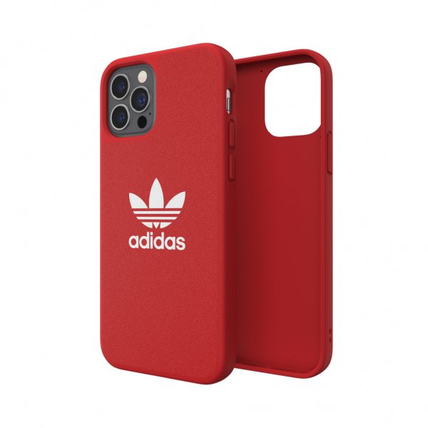 Adidas iPhone 12/iPhone 12 Pro Deksel Moulded Case Canvas Scarlet
