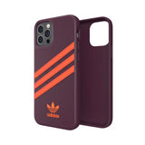 Adidas iPhone 12/iPhone 12 Pro Deksel Moulded Case PU Maroon/Solar Orange