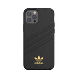 Adidas iPhone 12/iPhone 12 Pro Deksel Moulded Case PU Premium Svart