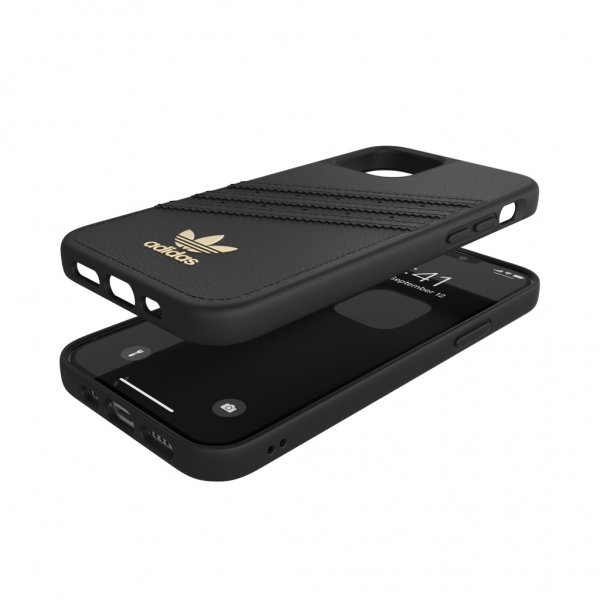 Adidas iPhone 12/iPhone 12 Pro Deksel Moulded Case PU Premium Svart