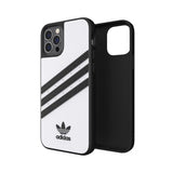 Adidas iPhone 12/iPhone 12 Pro Deksel Moulded Case PU Hvit