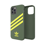 Adidas iPhone 12/iPhone 12 Pro Deksel Moulded Case PU Wild Pine/Acid Yellow