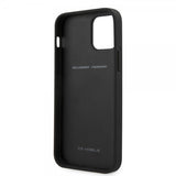 Ferrari iPhone 12/iPhone 12 Pro Deksel On Track Carbon Stripe Svart