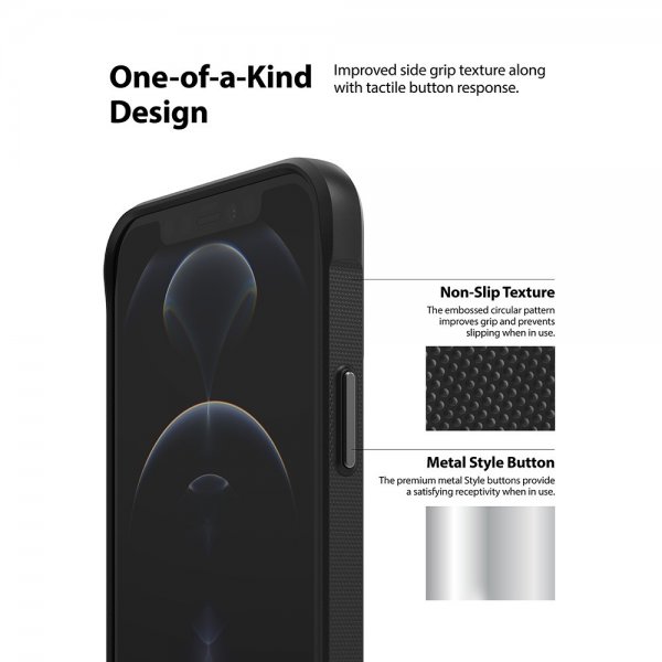 Ringke iPhone 12/iPhone 12 Pro Deksel Onyx Svart