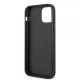 Guess iPhone 12/iPhone 12 Pro Deksel Saffiano Double Cardslot Svart