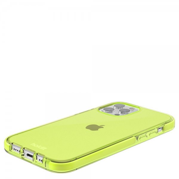 holdit iPhone 12/iPhone 12 Pro Deksel Seethru Acid Green
