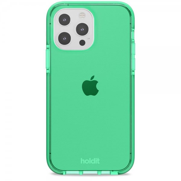 holdit iPhone 12/iPhone 12 Pro Deksel Seethru Grass Green
