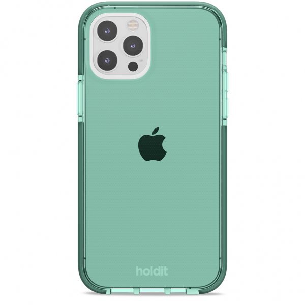 holdit iPhone 12/iPhone 12 Pro Deksel Seethru Moss Green