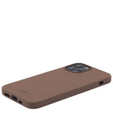 holdit iPhone 12/iPhone 12 Pro Deksel Silikon Dark Brown