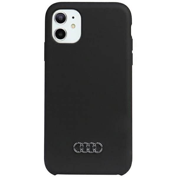 Audi iPhone 12/iPhone 12 Pro Deksel Silikoni Svart