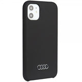 Audi iPhone 12/iPhone 12 Pro Deksel Silikoni Svart