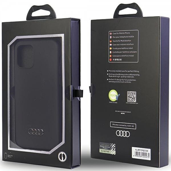 Audi iPhone 12/iPhone 12 Pro Deksel Silikoni Svart