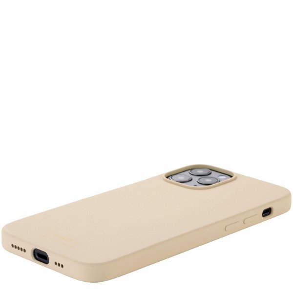 holdit iPhone 12/iPhone 12 Pro Deksel Silikon Beige