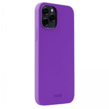 holdit iPhone 12/iPhone 12 Pro Deksel Silikon Bright Purple
