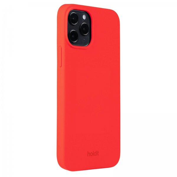 holdit iPhone 12/iPhone 12 Pro Deksel Silikon Chili Red