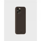 holdit iPhone 12/iPhone 12 Pro Deksel Silikon Chocolate