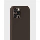holdit iPhone 12/iPhone 12 Pro Deksel Silikon Chocolate