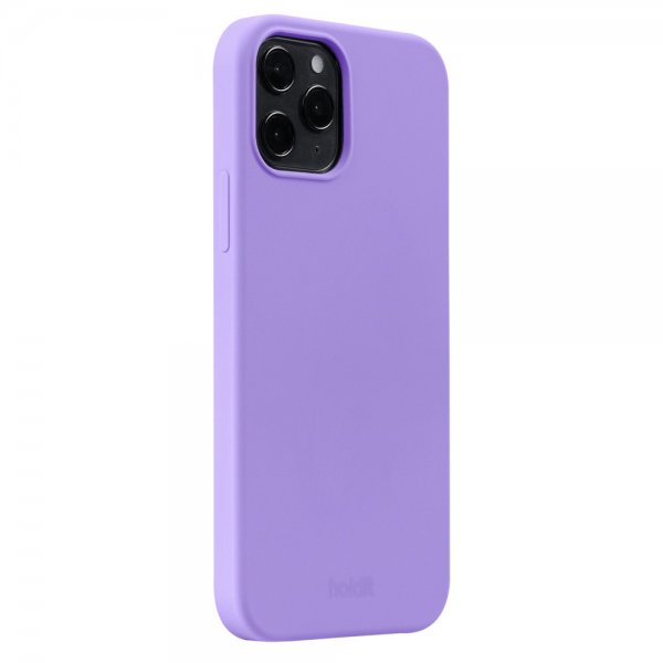holdit iPhone 12/iPhone 12 Pro Deksel Silikon Violet