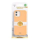 Onsala iPhone 12/iPhone 12 Pro Deksel Silicone Touch Apricot