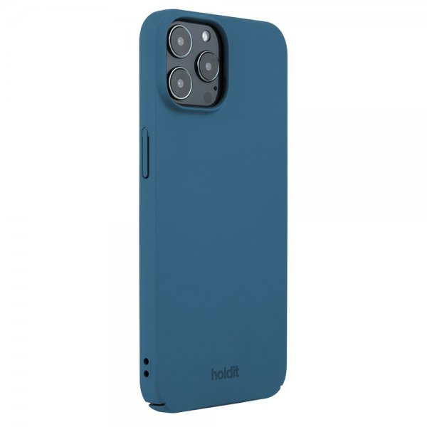 holdit iPhone 12/iPhone 12 Pro Deksel Slim Case Denim Blue