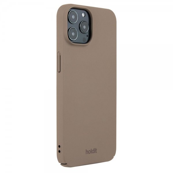 holdit iPhone 12/iPhone 12 Pro Deksel Slim Case Mocha Brown