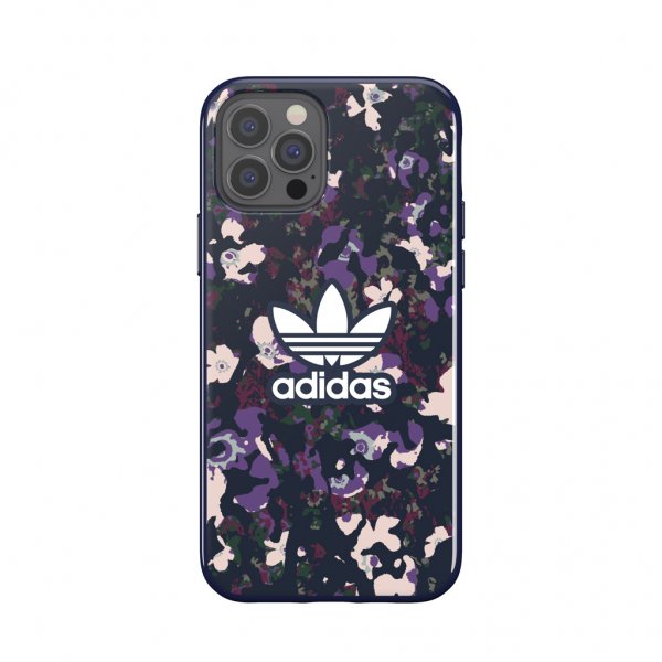 Adidas iPhone 12/iPhone 12 Pro Deksel Snap Case Graphic AOP Collegiate Navy/Active Purple