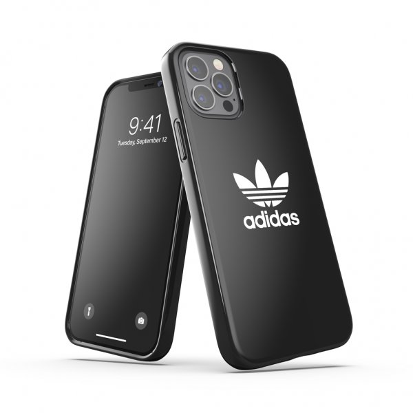 Adidas iPhone 12/iPhone 12 Pro Deksel Snap Case Trefoil Svart