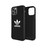 Adidas iPhone 12/iPhone 12 Pro Deksel Snap Case Trefoil Svart