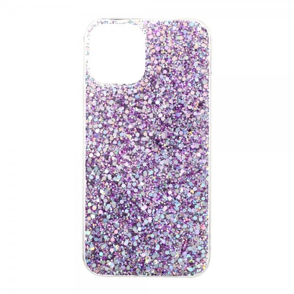 Nordic Covers iPhone 12/iPhone 12 Pro Deksel Sparkle Series Lilac Purple