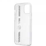BMW iPhone 12/iPhone 12 Pro Deksel Stripes Sølv Transparent