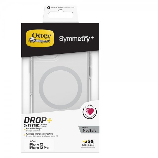 Otterbox iPhone 12/iPhone 12 Pro Deksel Symmetry Plus Clear Transparent