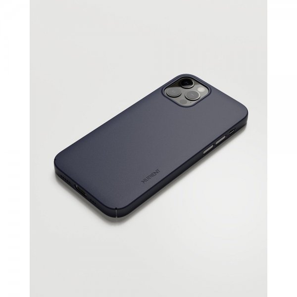 Nudient iPhone 12/iPhone 12 Pro Deksel Thin Case MagSafe Midwinter Blue