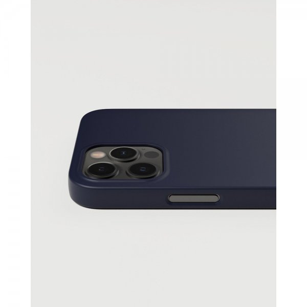 Nudient iPhone 12/iPhone 12 Pro Deksel Thin Case MagSafe Midwinter Blue