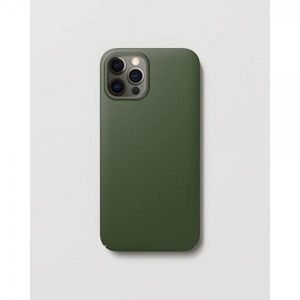 Nudient iPhone 12/iPhone 12 Pro Deksel Thin Case MagSafe Pine Green
