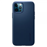 Spigen iPhone 12/iPhone 12 Pro Deksel Thin Fit Navy Blue