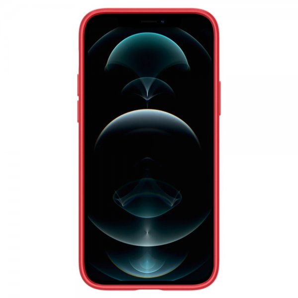Spigen iPhone 12/iPhone 12 Pro Deksel Thin Fit Rød