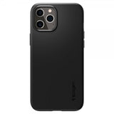 Spigen iPhone 12/iPhone 12 Pro Deksel Thin Fit Svart